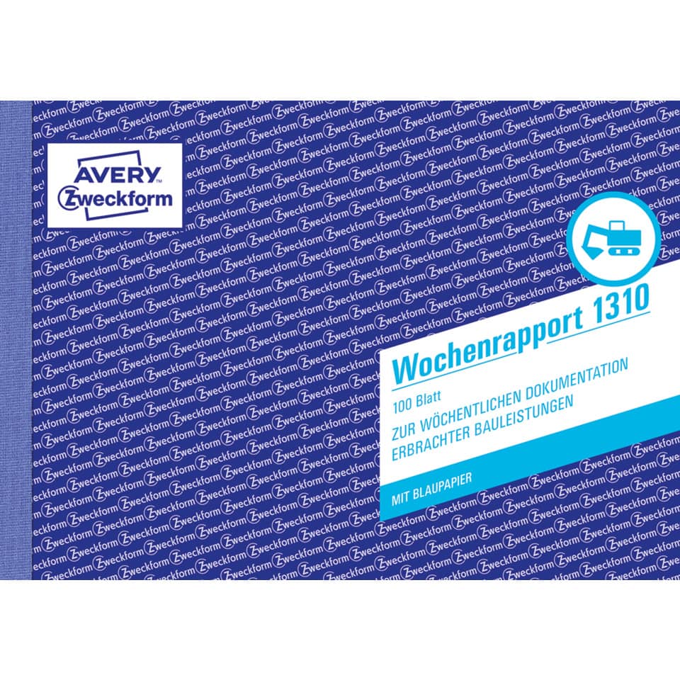 cean, zeckform?, wöchentlicher Bericht, Etiketten-Box, Avery Zweckform