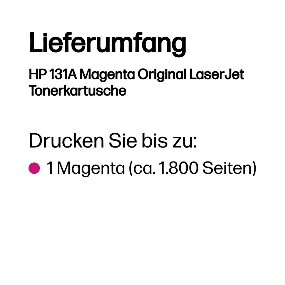 Laserjet, Toner, Kassette, Magenta, Drucker