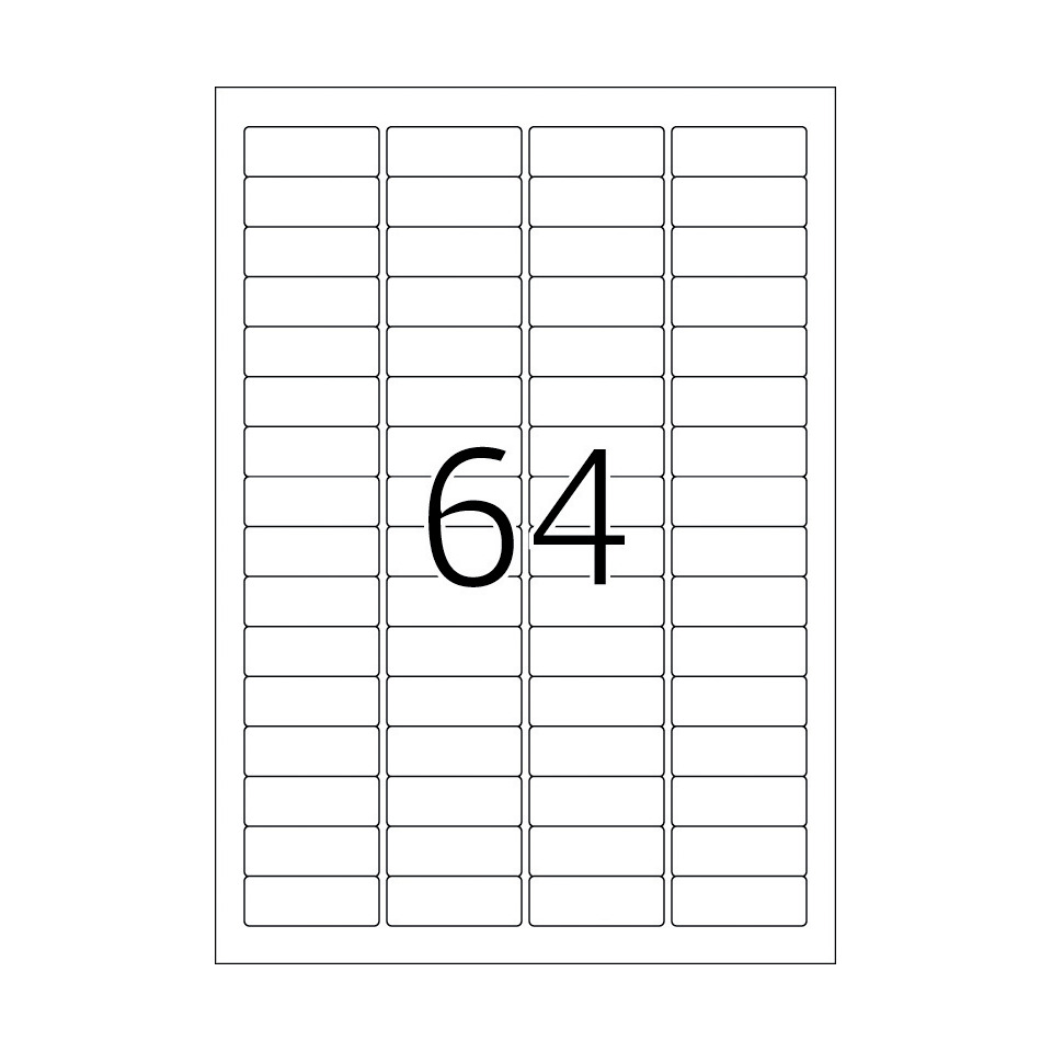 Poster, Kacheln, Layout-Gitter, 64, Rechtecke