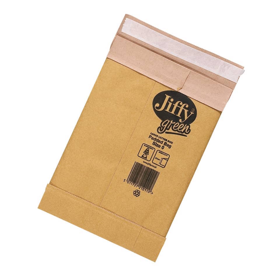 Kurierumschlag, Paketumschlag, Pappkarton, Grüner Karton, Flachpackung