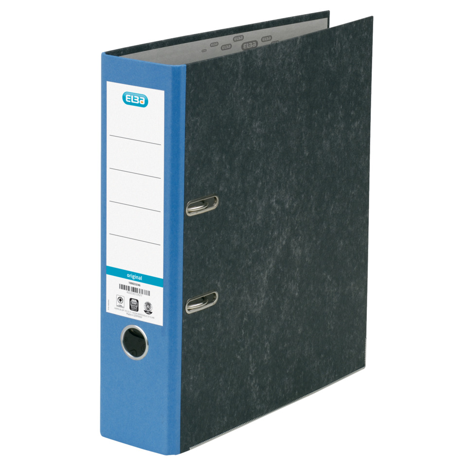 Ordner, Binder, Klemmringe, Aktenordner, blau