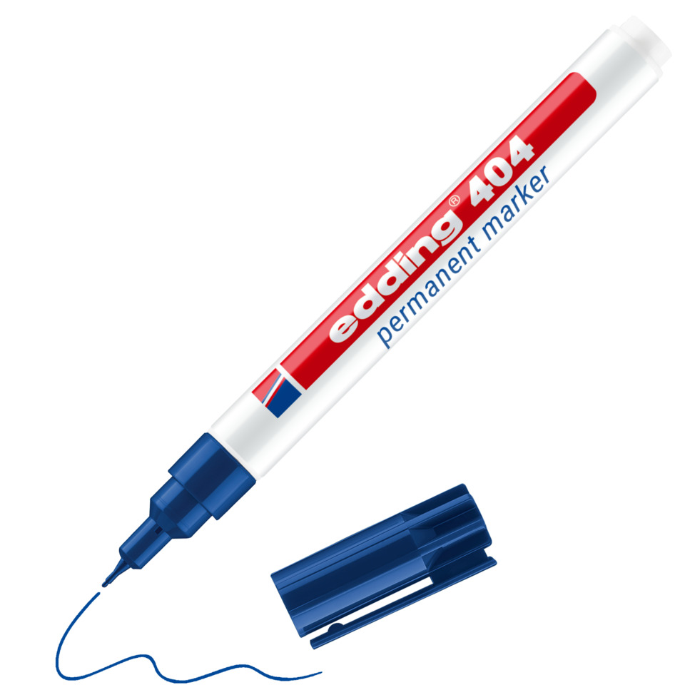 Permanentmarker, Marker, Blau, Filzstift, Korrektur/Typmarker