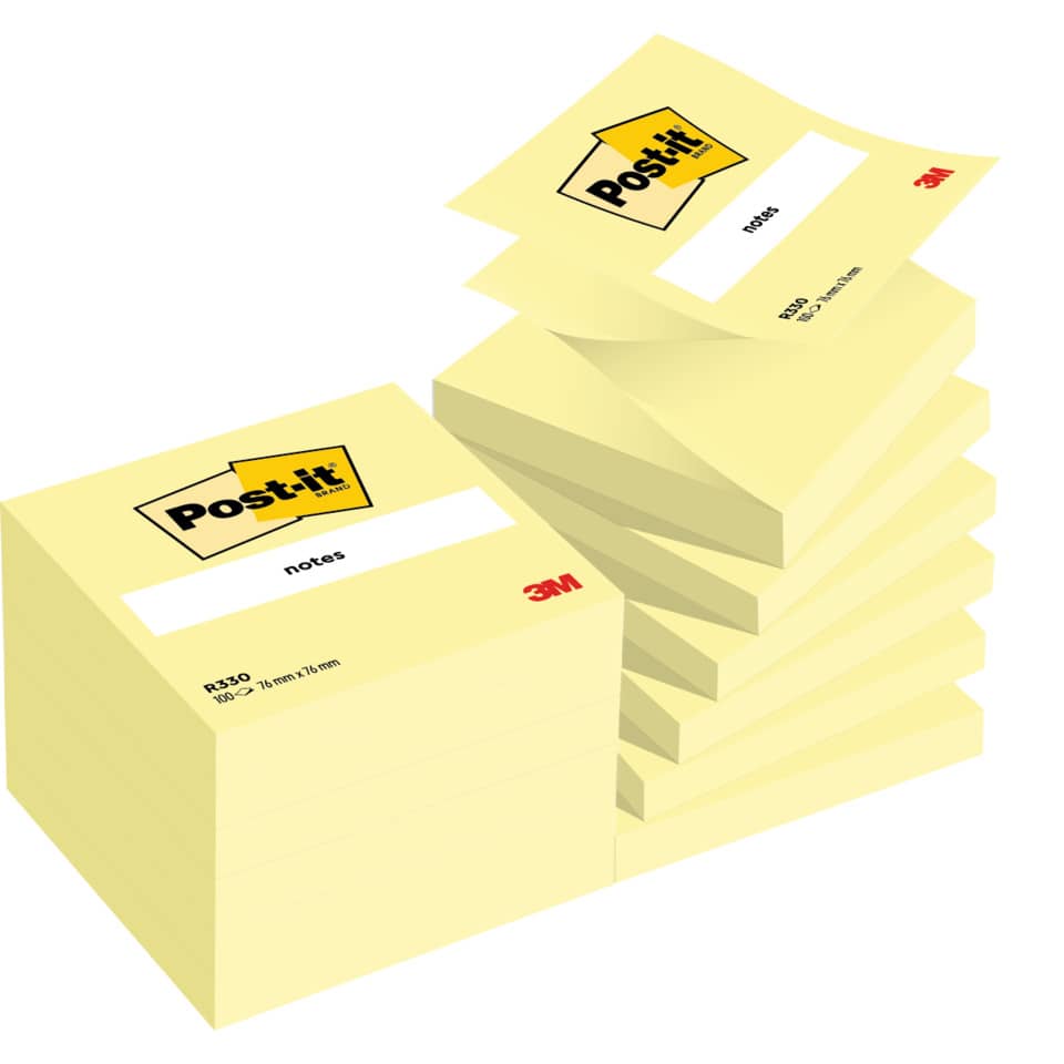 Post-it, Notizblöcke, Klebezettel, Klebezettelblock, Papierschwamm