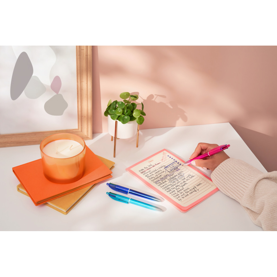 Notizbuch, Tagebuch, Klebebuch, Kugelschreiber, Dekoration