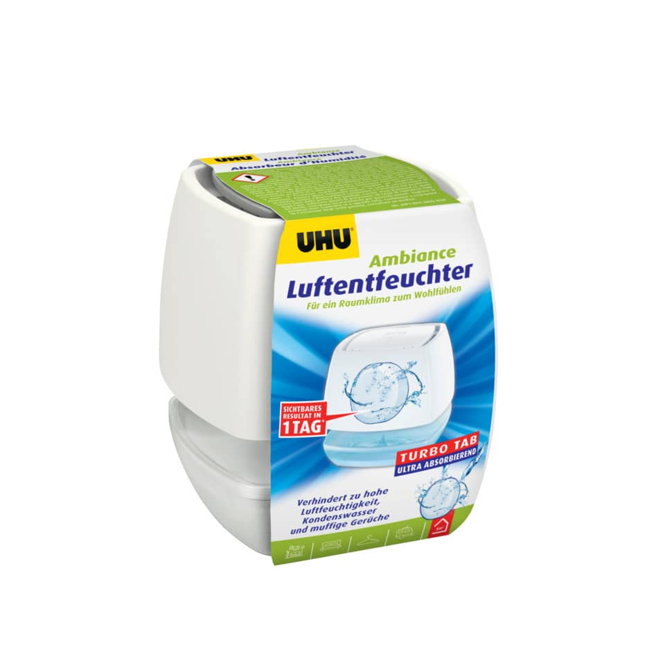 Luftentfeuchter, Kondenswasser, Turbo Tab, Ultrabsorber, Raumklima