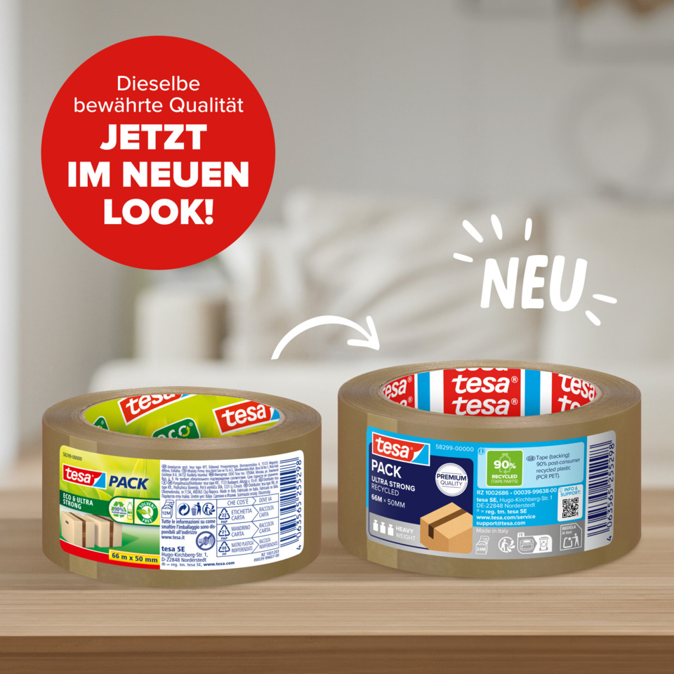Klebeband, Masking tape, Klebebandrolle, Rolle, Recycling-Klebeband