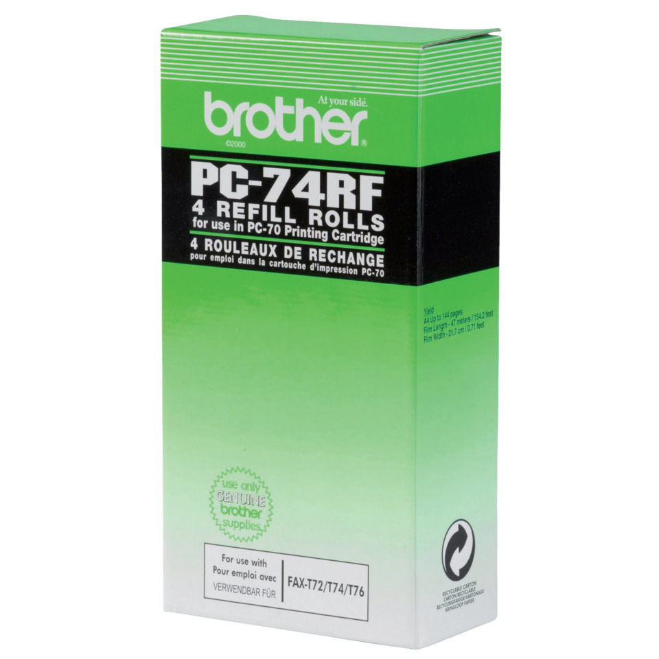 Druckerpatronen, Tintenpatronen, PC-7, Nachfüllrollen, Brother