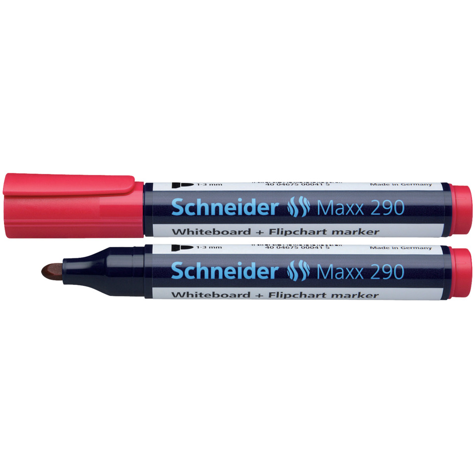 Whiteboard-Marker, Markerset, Breiter Kehlspitze, rosa Kappe, Doppelseitiger Marker