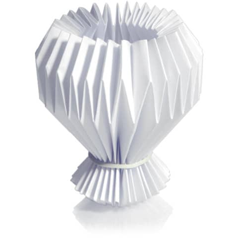Kerzenmanschette Papier, Ø 5cm, weiß WIEDEMANN 54900104