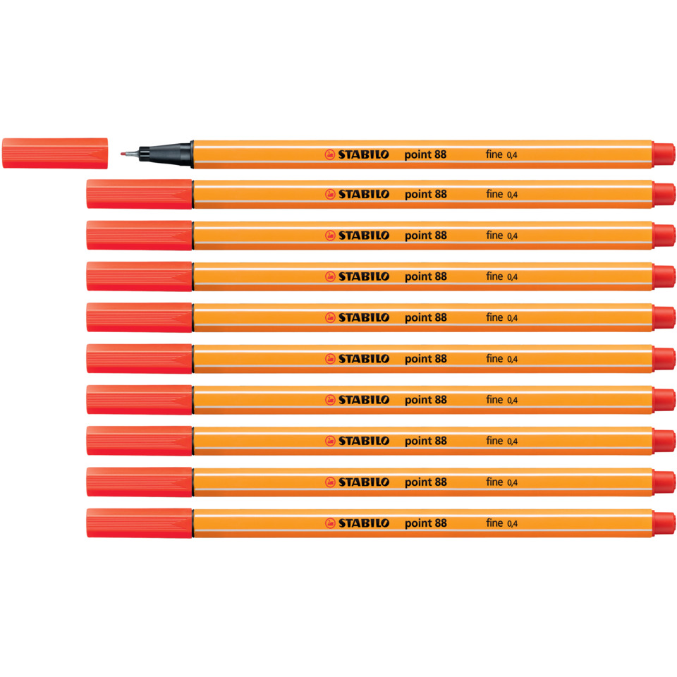 Highlighter, Marker, Orange, Plastik, Feinspitze