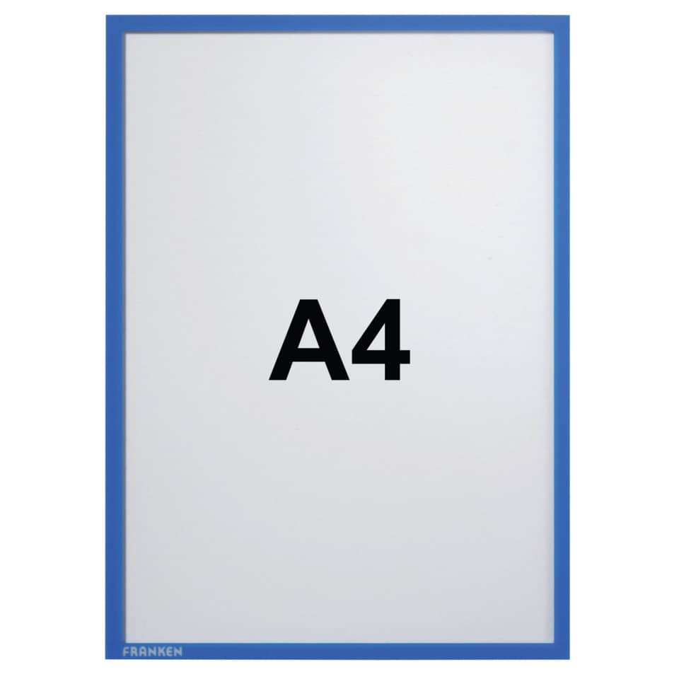 A4, papier, poster, rahmen, blau