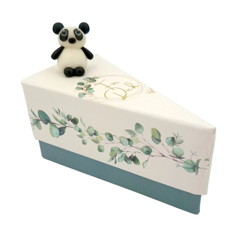 Geschenkschachtel Torte Eukalyptus HERGO 5887 11,5x6,5x5