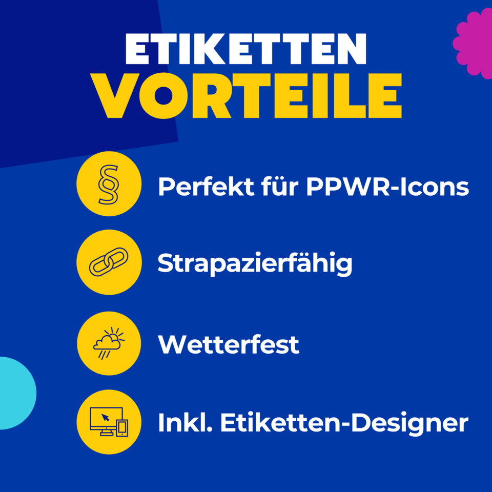 PPWR-Icons, Icon, Link, Kreise, Design