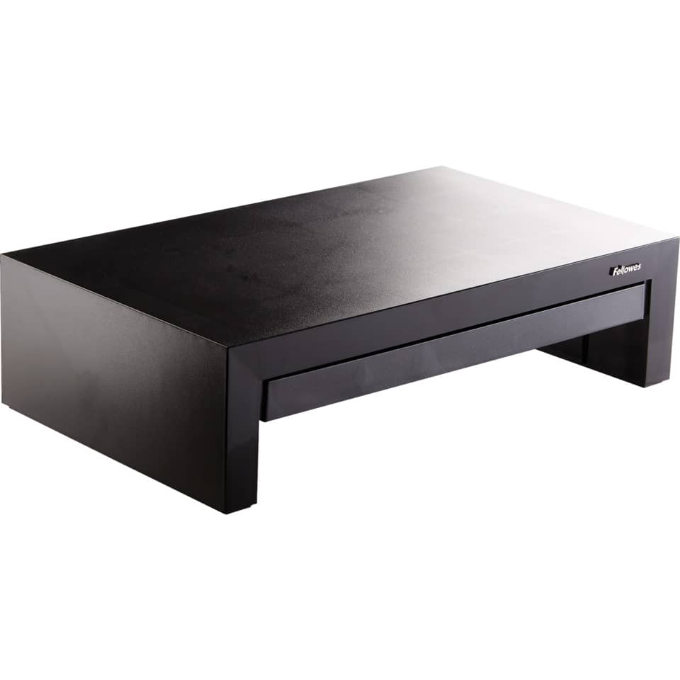 Couchtisch, Schwarz, Holzlook, Schublade, Fellows