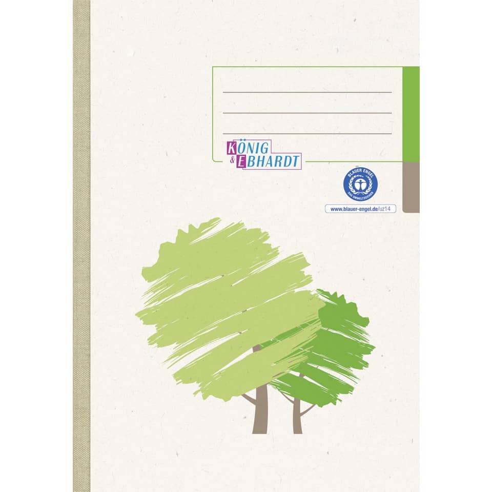 notebook, cover, trees, grün, design