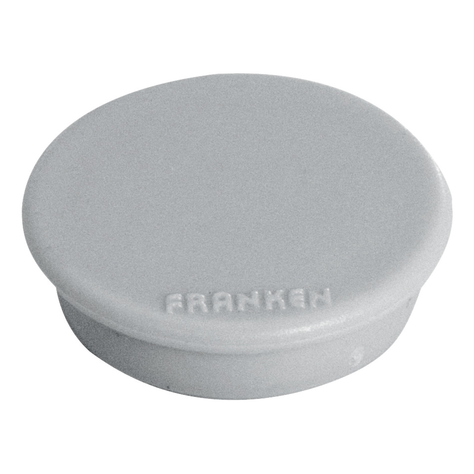 Magnet rund, 32 mm, 800 g, 10 Stück, grau FRANKEN HM3012