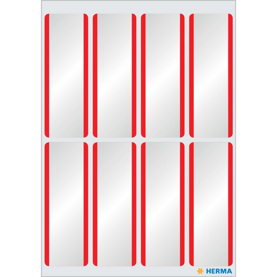 Stehaufkarte, Kartenlayout, Rot, Mehrfachkarten, Herma