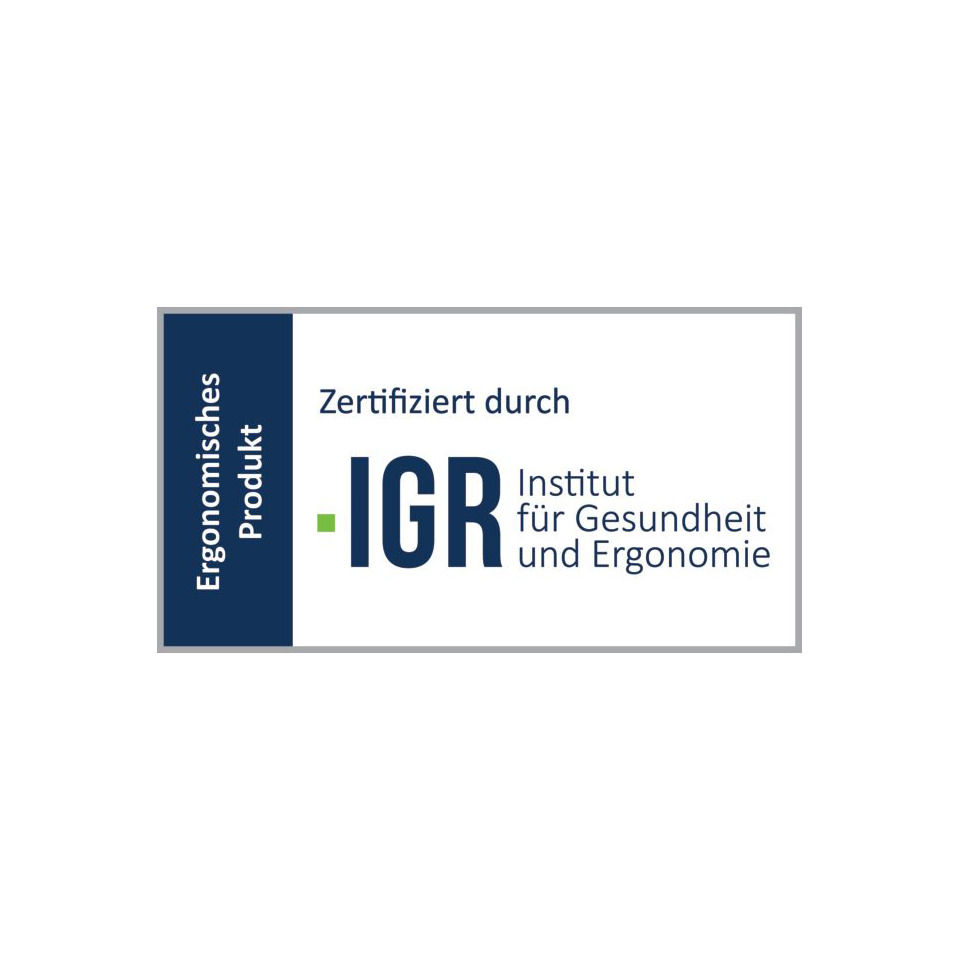 Ergonomisches Produkt, IGR, Institut für Gesundheit, Zertifiziert, Ergonomie