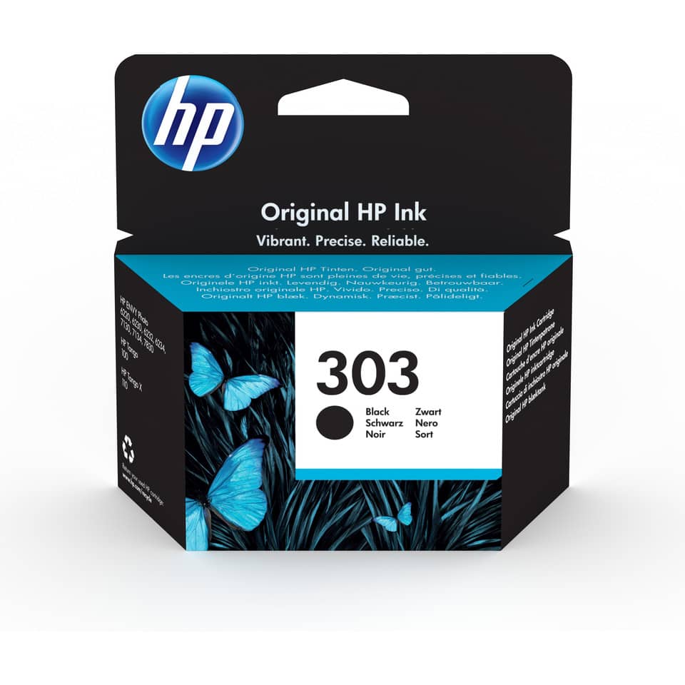 Tintenpatrone, HP Ink, Schwarz, Nr. 303, Kassentyp?
