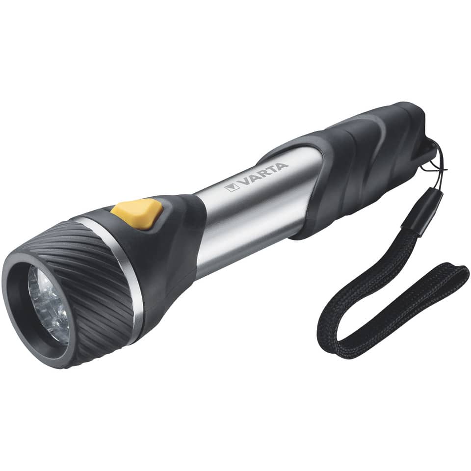 Taschenlampe, LED, Abschluss mit Gürtel, Stabband, Stablampe