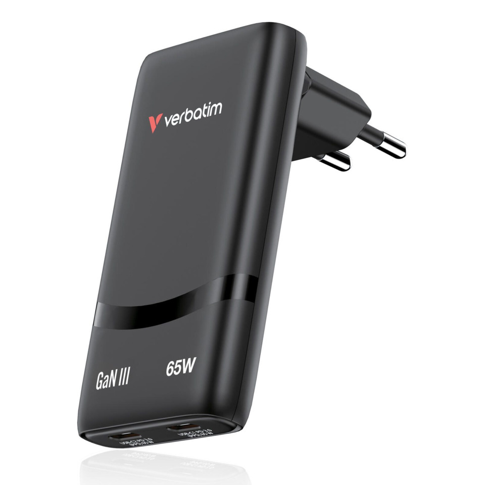 GaN III, 65W, USB-C Ladegerät, Wandladegerät, Kompakte Bauweise