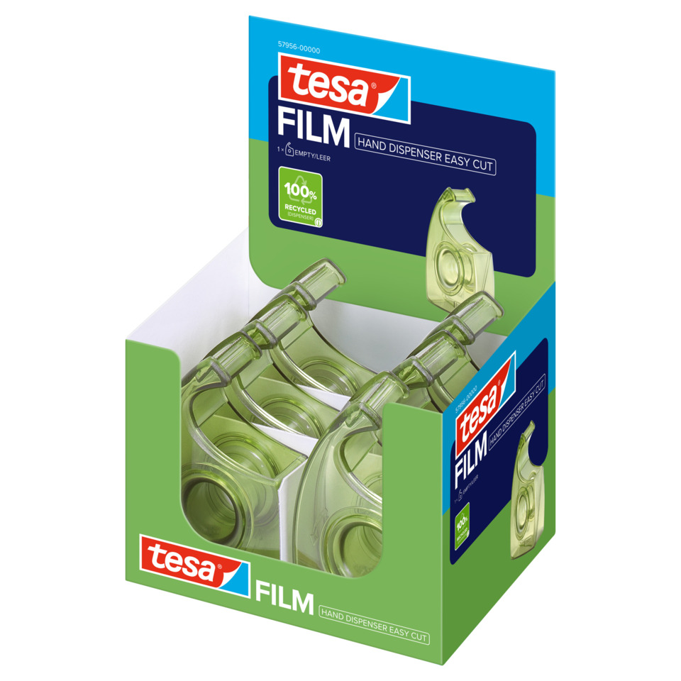 Handdispenser, Filmcassette, transparent, grün, Kunststoff