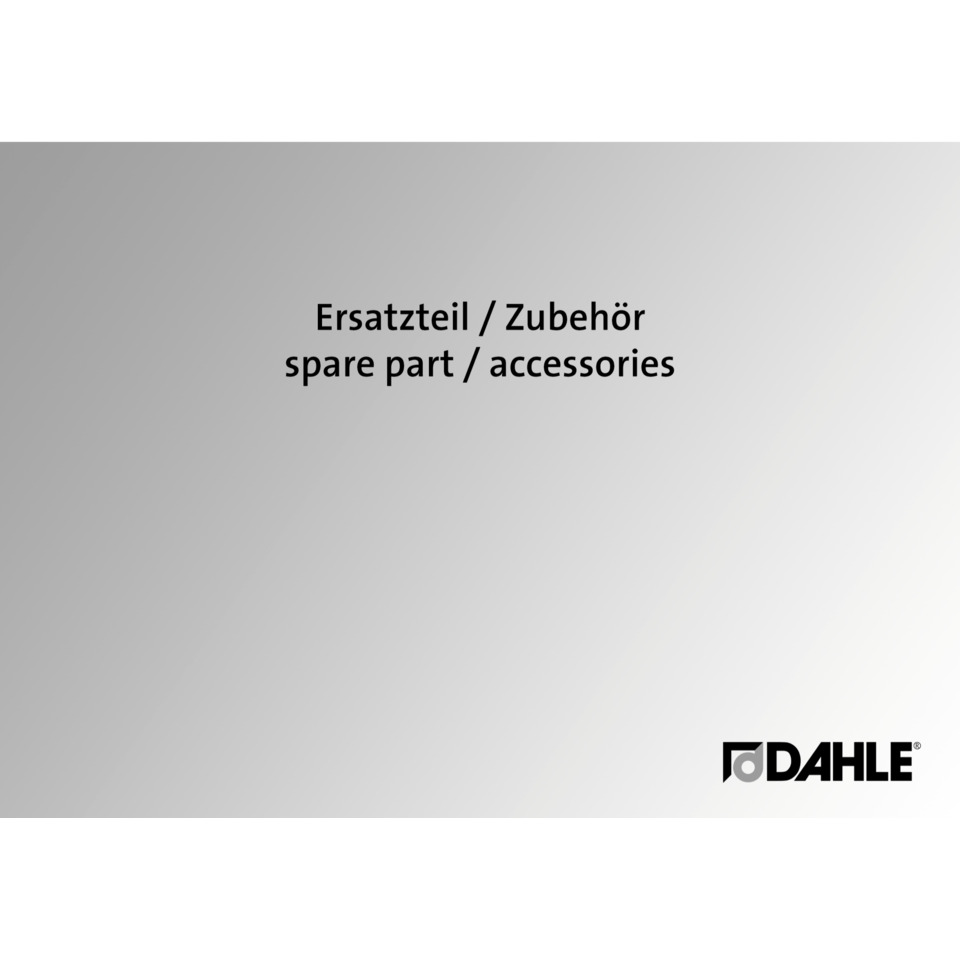 ersatzteil, zubehör, spare part, accessories, dahle