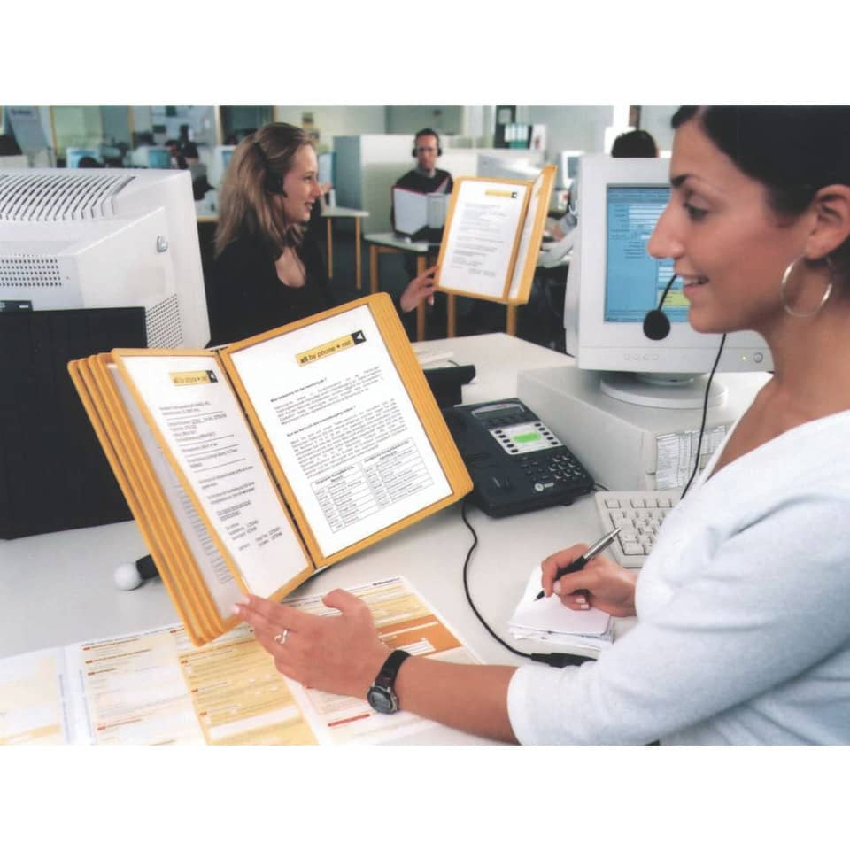 Büro-Setup, Call-Center, Kundendienst, Dokumente, Headset