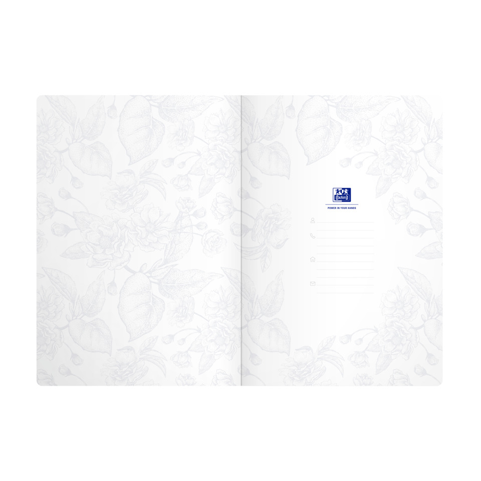 notebook, journal, Muster, Blumen, balken Seiten