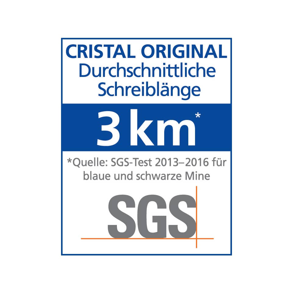 Schriftzug, 3 km, SGS-Logo, blaues Rechteck, grauer Text