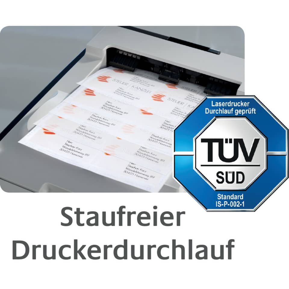 Laserdrucker, Drucker, Staufreier, Durchlauf, TÜV SÜD