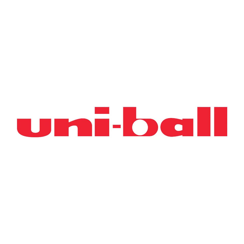 logo, uni-ball, rot, markenlogo, text