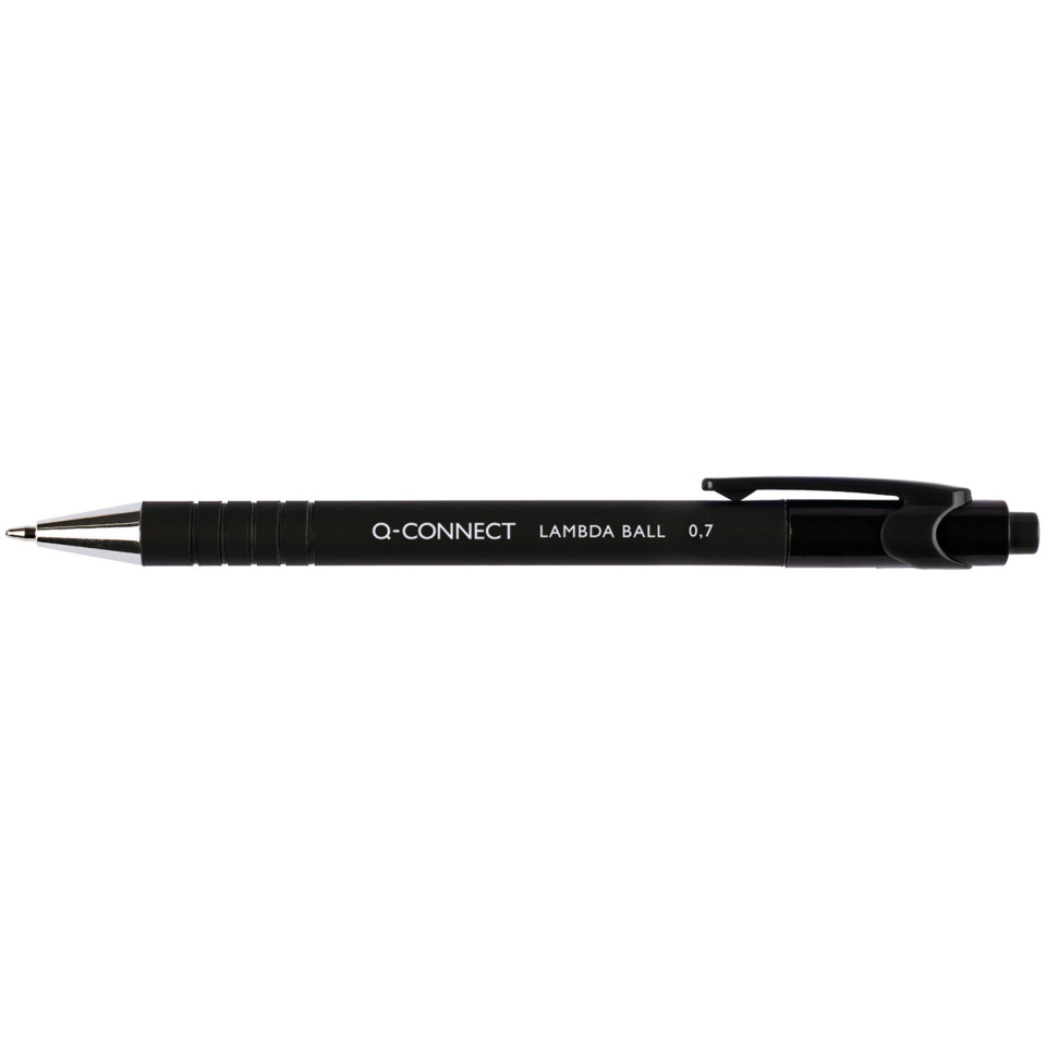 Kugelschreiber Lambda M, schwarz Q-CONNECT KF00672 Stift