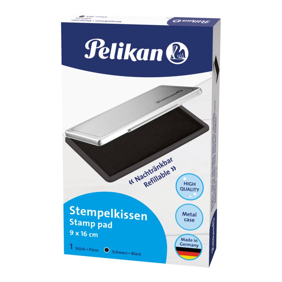 Stempelkissen Gr.1, 9 x 16cm, schwarz PELIKAN 100436055