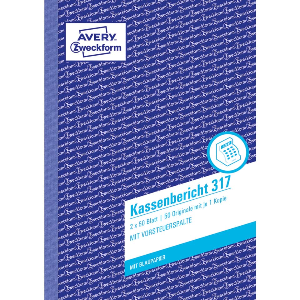 Notizbuch, Kassenbericht, Kladde, Blau, Papier