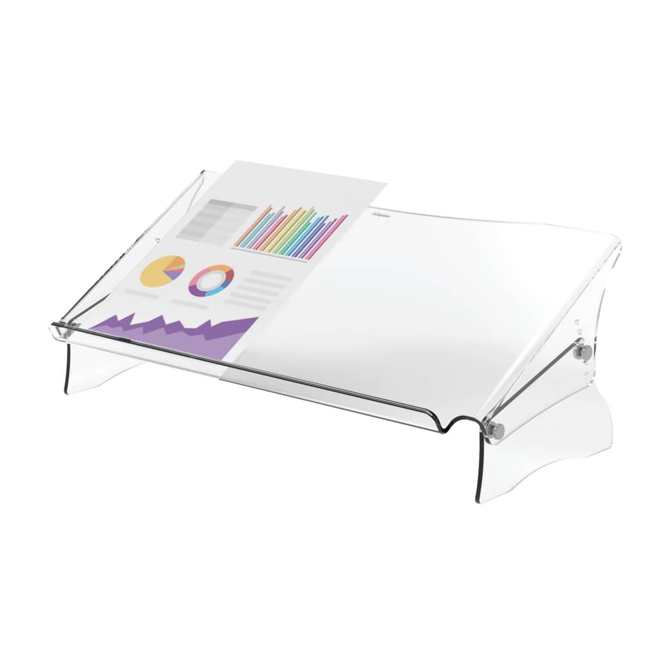 A4-Standhalter, Layout-Notebook, Transparent, Displayhalter, Kunststoff