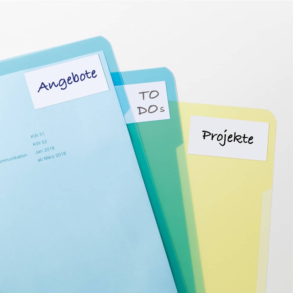 Ordner, Bunte Ordner, Aktenordner, Projekte, Angebote