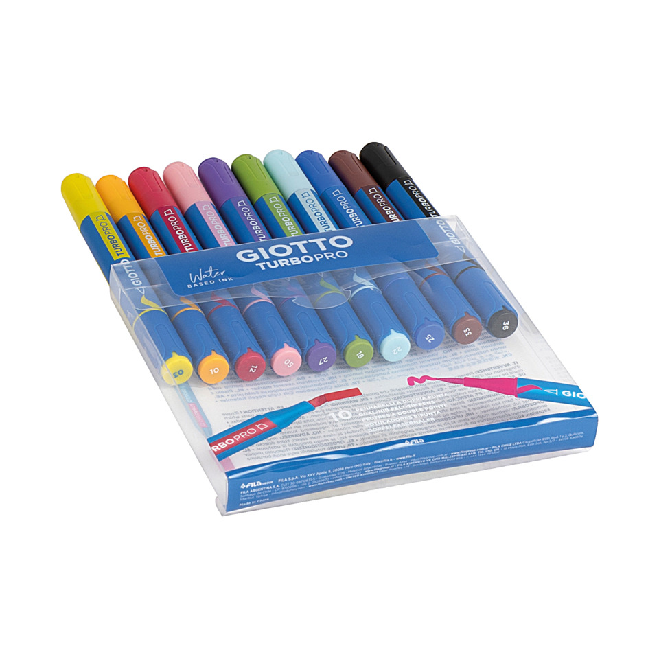 Marker-Set, Wasserbasierte Tinte, Bunte Farben, Feine Linienmarker, Turbo Pro
