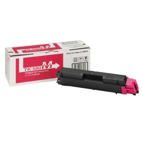 Lasertoner TK-580M, 2.800 Seiten, magenta KYOCERA-MITA TK580M