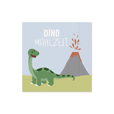 Motivserviette Kleine Lieblinge - Dino, 33 x 33 cm, 3-lagig FÜR DICH 130381