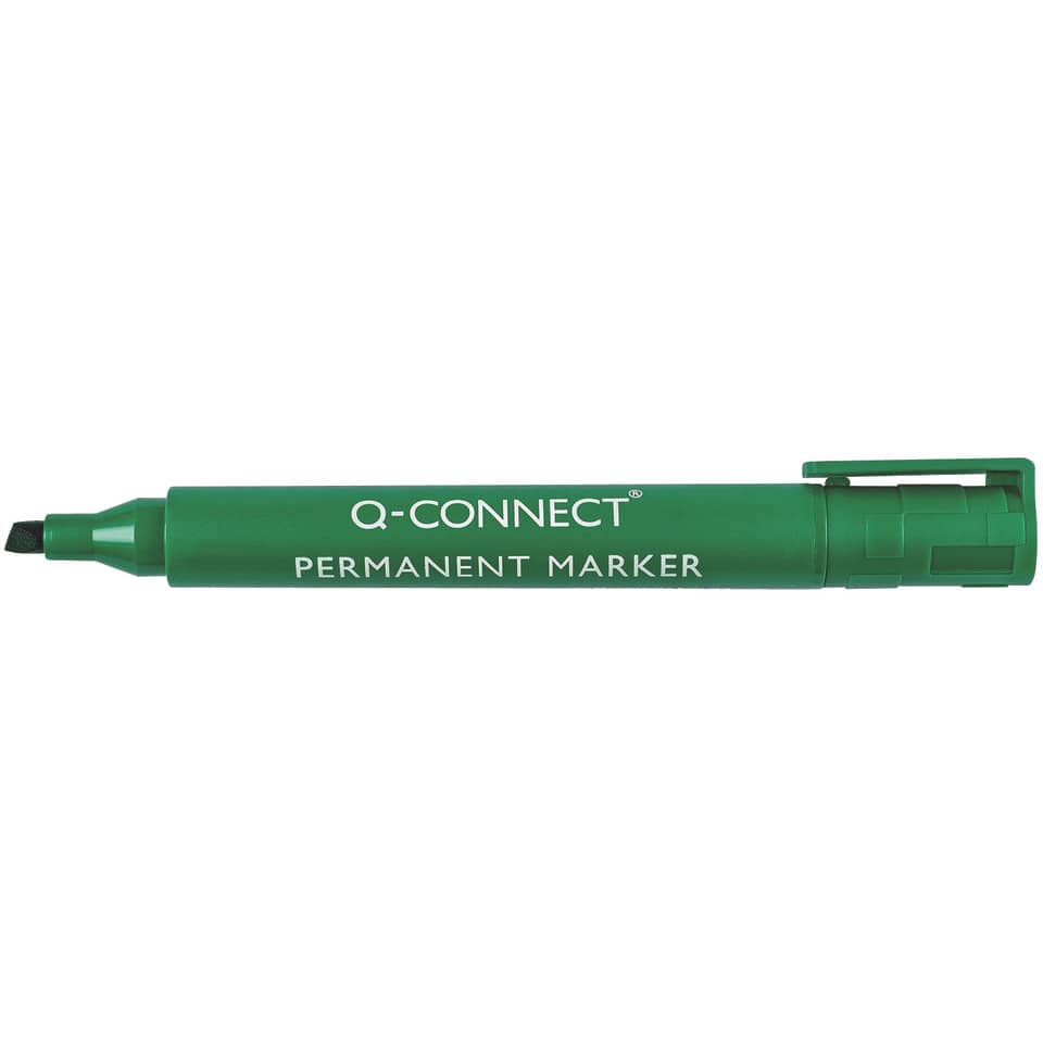 Permanentmarker, Green, Marker, Chisel tip, Pen