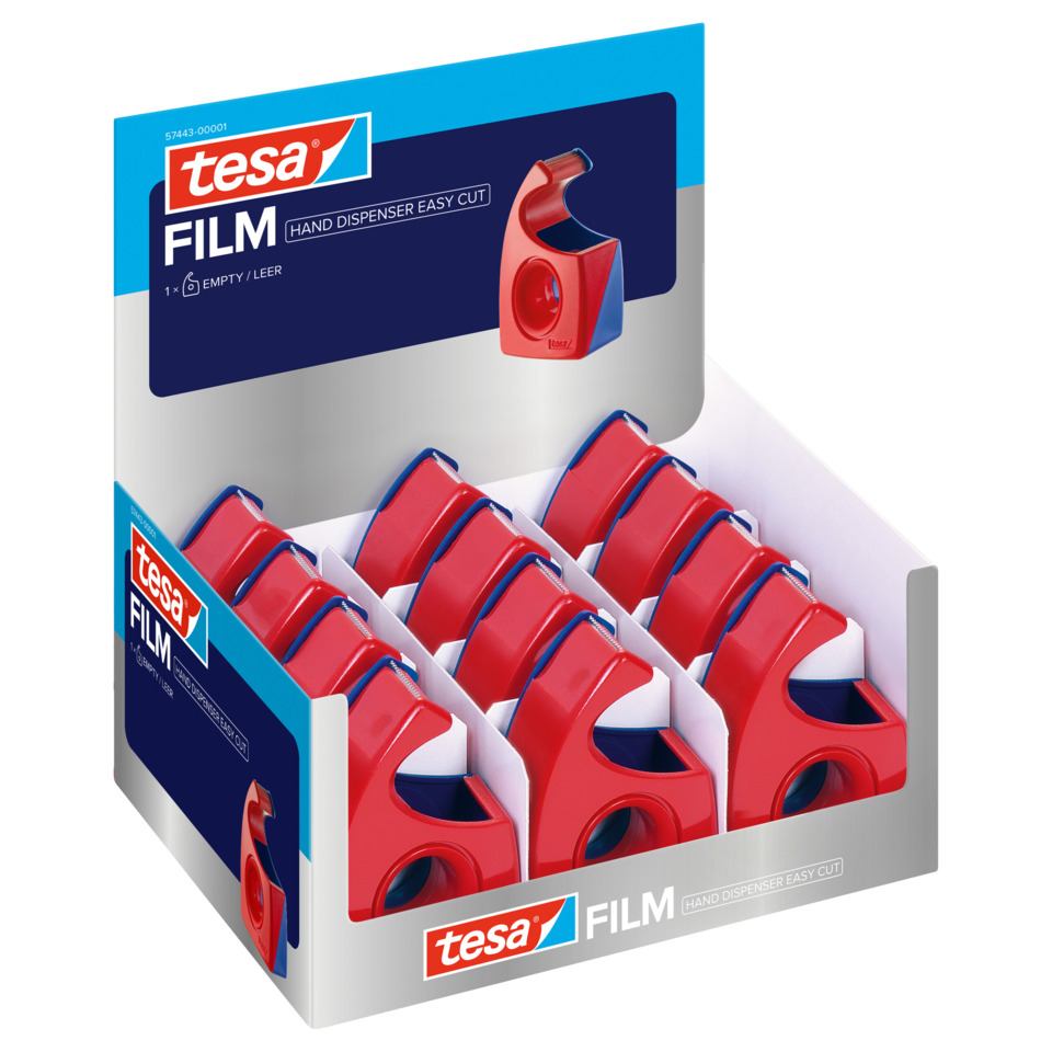 Tape dispenser, Rote Tape-Spender, Filmdispenser, Handspender, Schreibtischzubehör