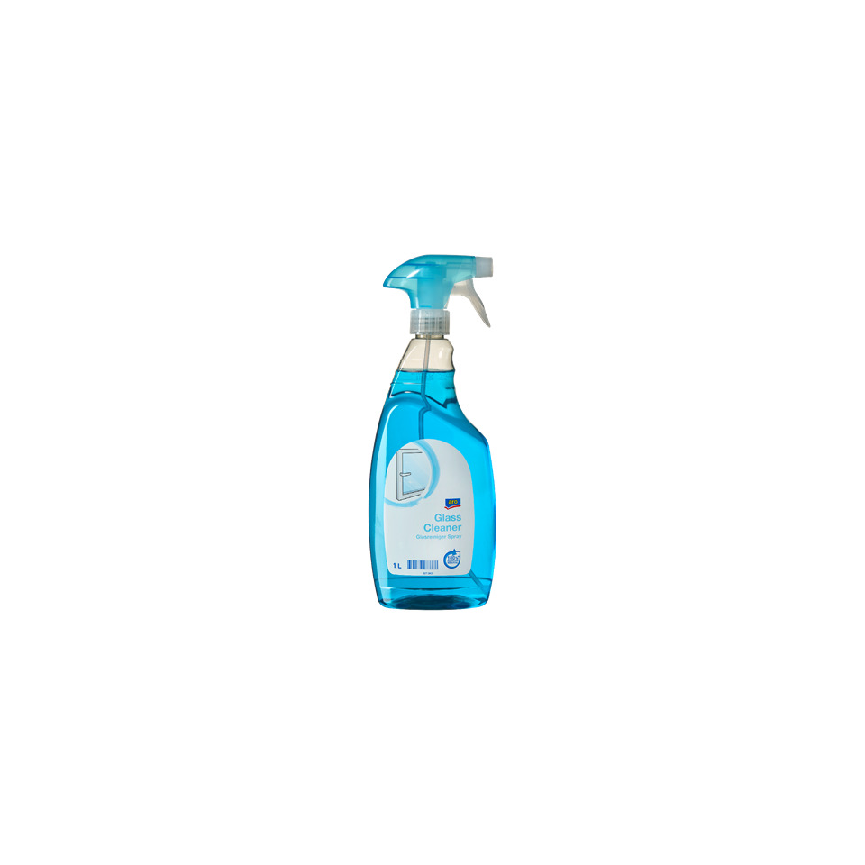 Glasreiniger, Sprayer, Flasche, Blau, Haushalt
