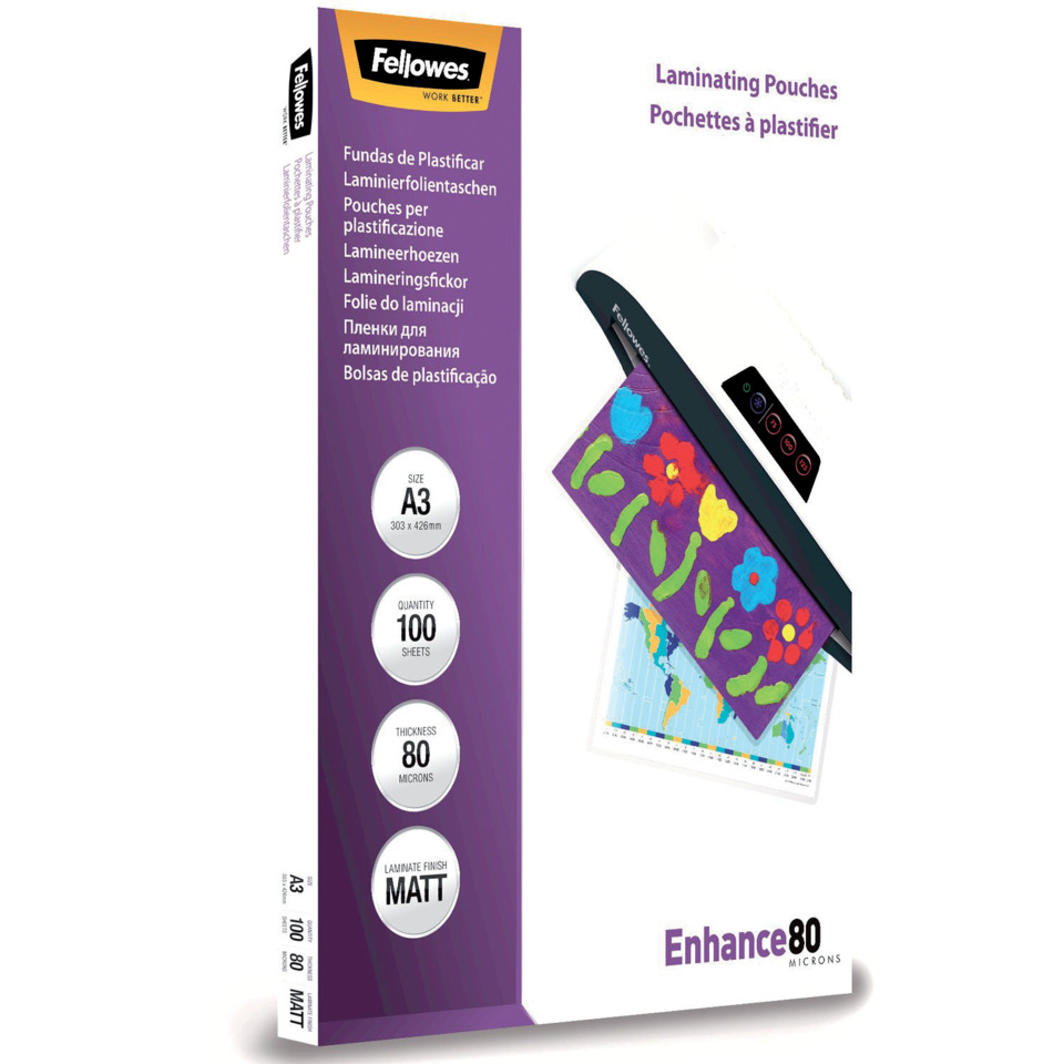 laminierfolien, A3, 80 Mikron, matt Finish, Enhance 80 Mikron