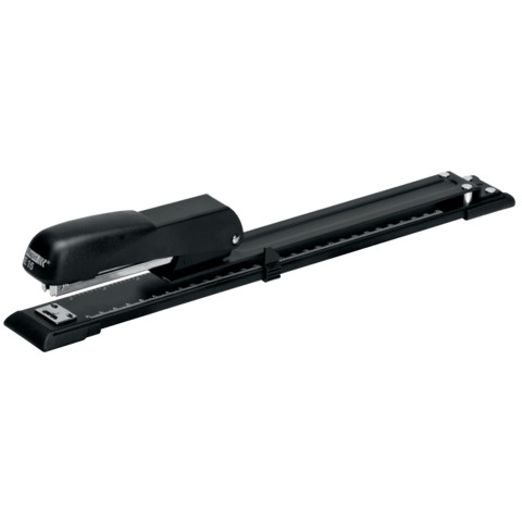 Langarm-Heftgerät E15, 20 Blatt, Einlegetiefe 320 mm, 20 Blatt, schwarz RAPID 20598000