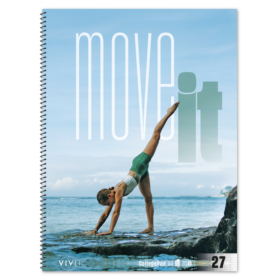 notebook, spiral-bound, a4, college pad, ocean-side