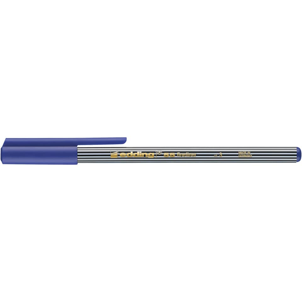 Feinliner 55, 0,3mm, blau EDDING 455003