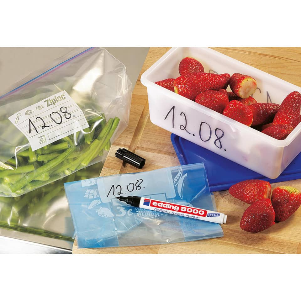 zak, food-storage, erdbeeren, zipbeutel, datumetiketten