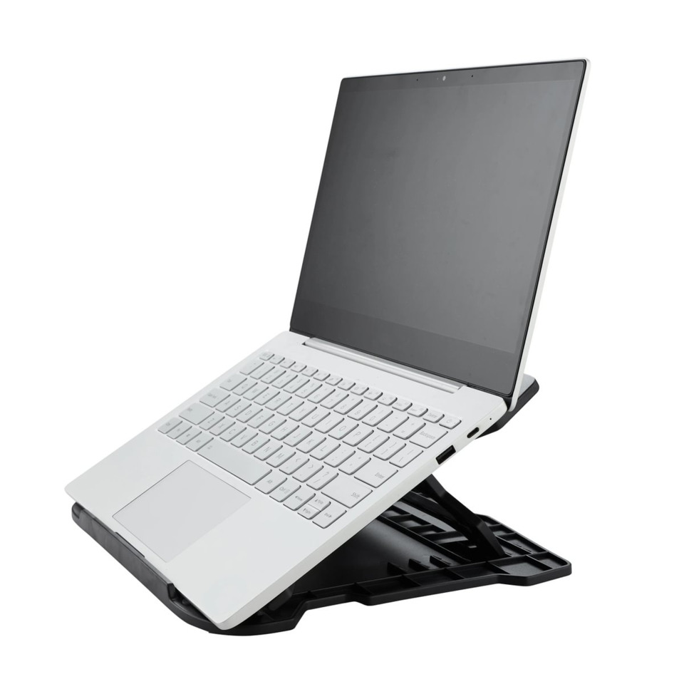 Laptop, Laptop-Ständer, Weißer Laptop, Offener Laptop, Stativständer