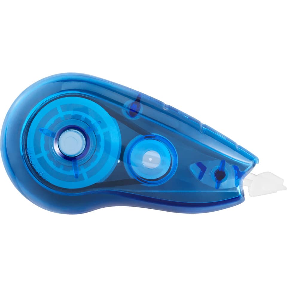 Korrekturmaßband, Spiraalklebeband, Schneidegerät, Blau, Korrekturroller